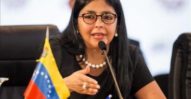 Delcy Rodrigue Canciller de Venezuela