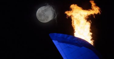El fuego olimpico en Sochi